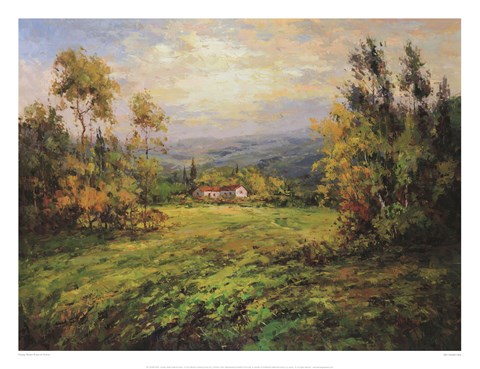 Framed Green Grass at Home Print