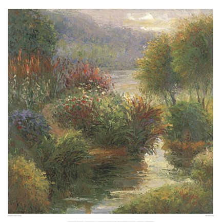 Framed Ann Marie's Garden Print