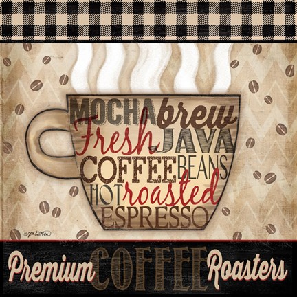 Framed Premium Coffee II Print