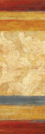 Framed Tapestry Stripe Panel II Print