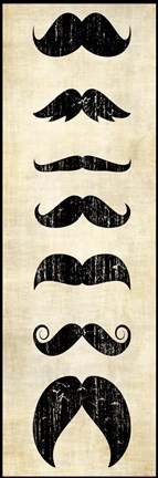 Framed Mustache Print