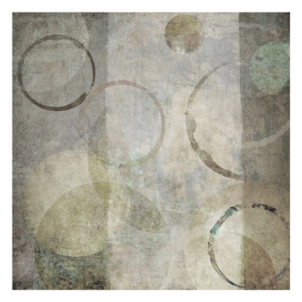 Framed Stone Circles Mate Print