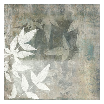 Framed Spa Leaves 2 Print