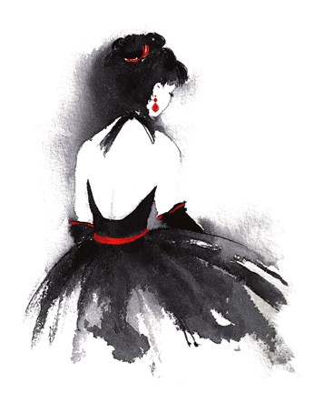 Framed Evening Out II Print