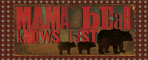 Framed Don&#39;t Feed Mama Bear I Print