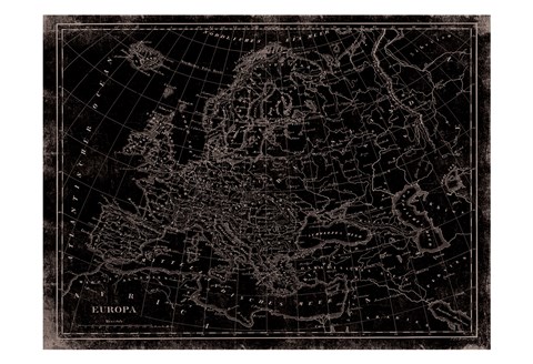 Framed Eastern Map Print
