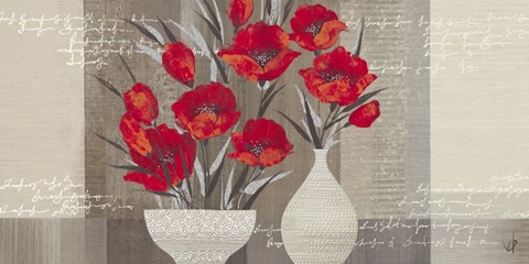 Framed Crimson Beauty II Print