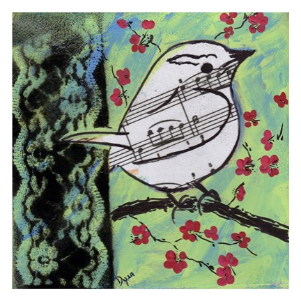 Framed Bird Song 1 Print