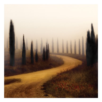 Framed Tuscan Fog 3 Print