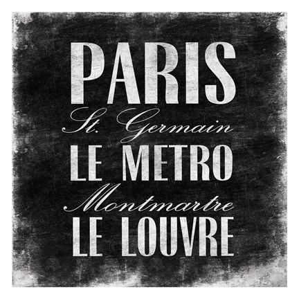 Framed Paris1 Print