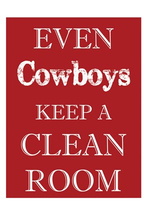 Framed Cowboys Clean Room Print