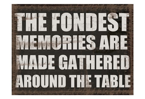 Framed Fondest Memories Print