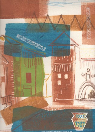 Framed Sedona Town Print