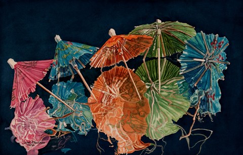 Framed Bumbershoots Print