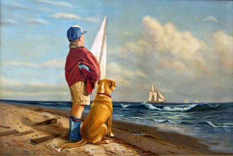 Framed Looking Forward Print