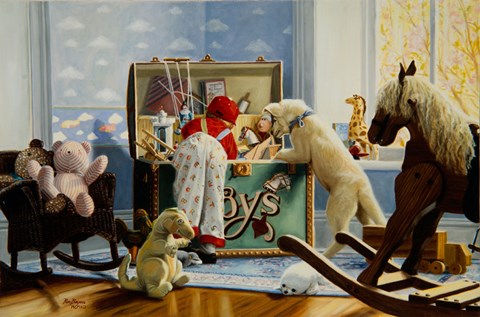 Framed Toy Box Print