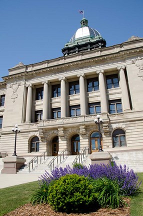 Framed USA, Wisconsin, Manitowoc County Courthouse Print