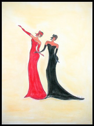 Framed Dancing &#39;til Midnight Print