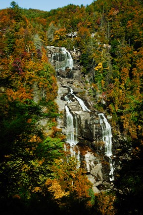 Framed White Water Falls Print