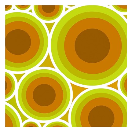 Framed Circles 2 Print