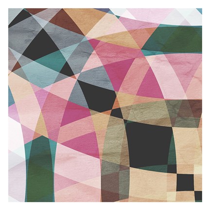 Framed Geometric Design 1 Print