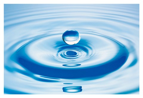 Framed Droplet Print