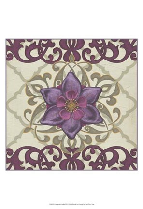 Framed Imperial Garden III Print