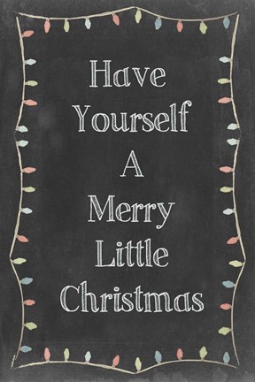 Framed Christmas Glow III Print