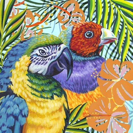 Framed Luau II Print