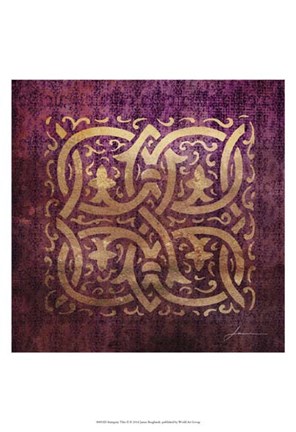 Framed Antiquity Tiles II Print