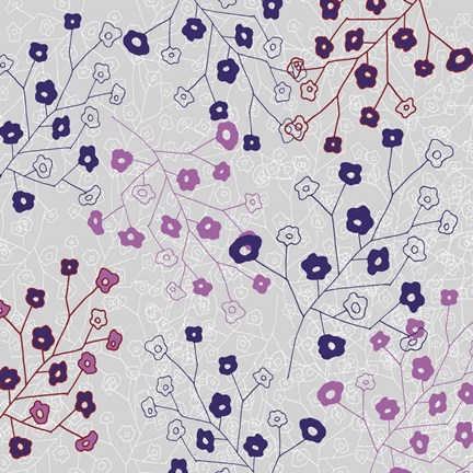 Framed Cottage Rose Garden II Print