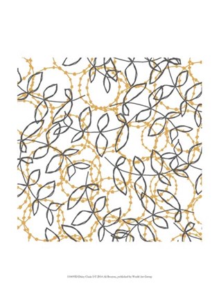 Framed Daisy Chain I Print