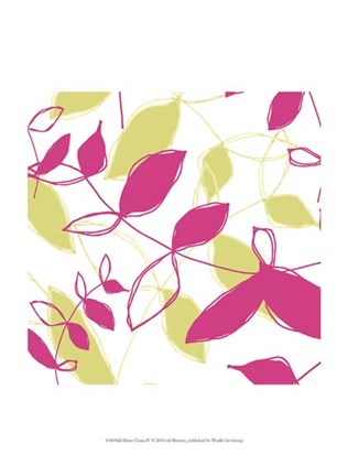 Framed Daisy Chain IV Print