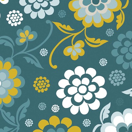 Framed Emerald Forest II Print