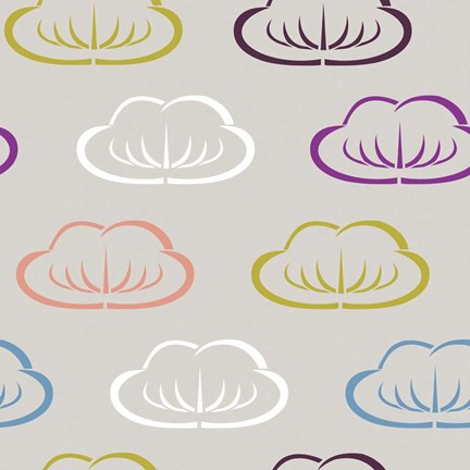 Framed Clouds II Print