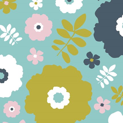 Framed Sweet Floral II Print