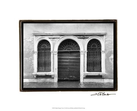 Framed Hidden Passages, Venice V Print