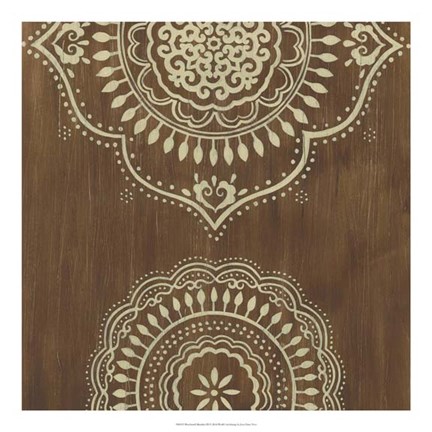 Framed Weathered Mandala III Print