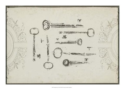 Framed Keepsake Keys I Print