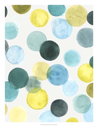 Framed Aquatic Orbit II Print