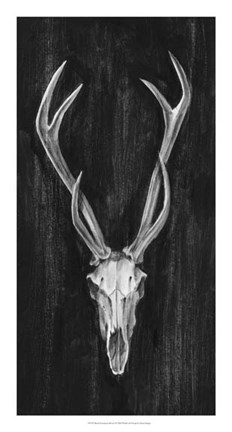 Framed Rustic European Mount I Print