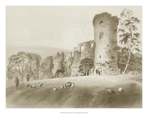 Framed Bothwell Castle Print