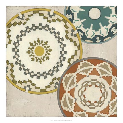 Framed Basket Motif II Print