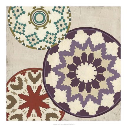 Framed Basket Motif IV Print