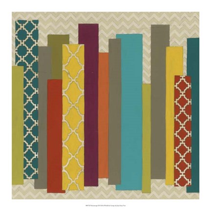 Framed Patternscape II Print