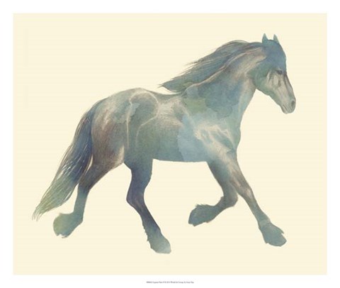 Framed Gypsian Paint II Print