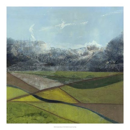 Framed Mountain Memory I Print