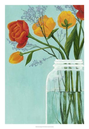 Framed Sylvan Bouquet II Print