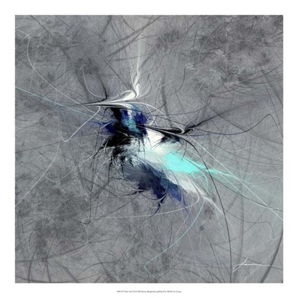 Framed Paint Swirl II Print