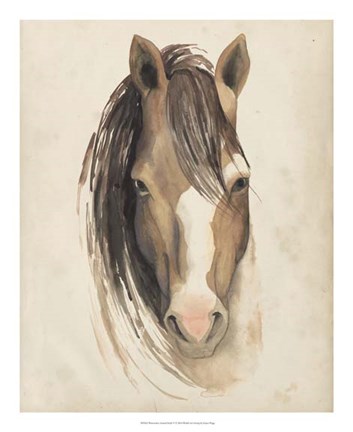 Framed Watercolor Animal Study V Print